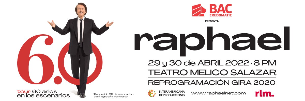 RAPHAEL REPROGRAMACION GIRA 2020