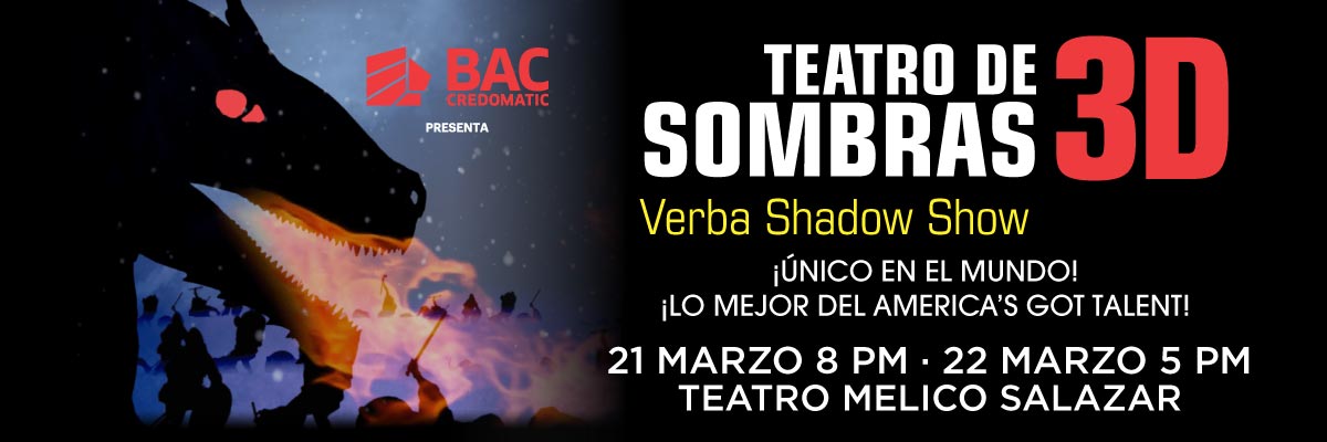 TEATRO DE SOMBRAS 3D VERBA SHADOW SHOW